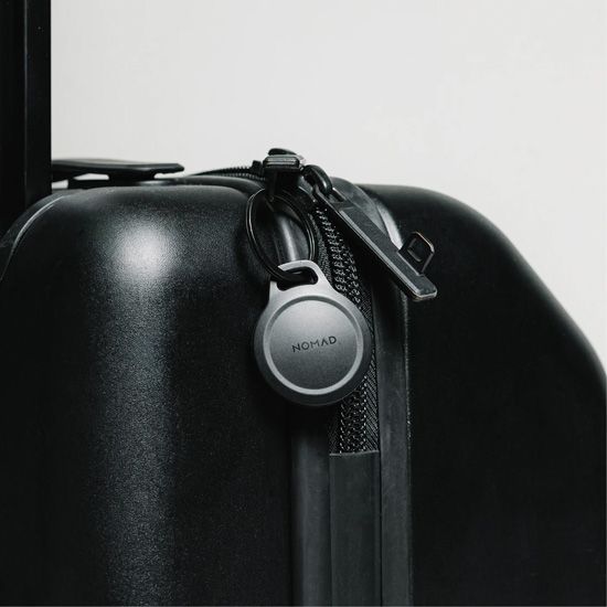 Lot de 2 coques porte-cles AirTag noir ABS