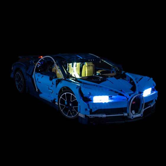 Lights LEGO Bugatti Chiron 2.0 42083