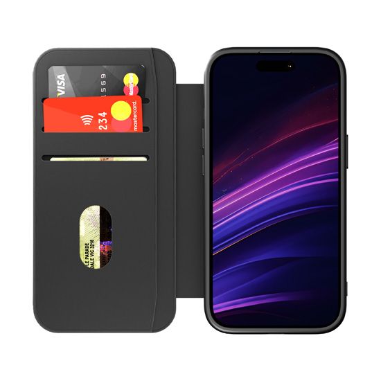 Cygnett MagWallet MagSafe iPhone 16 Pro Wallet Case Black