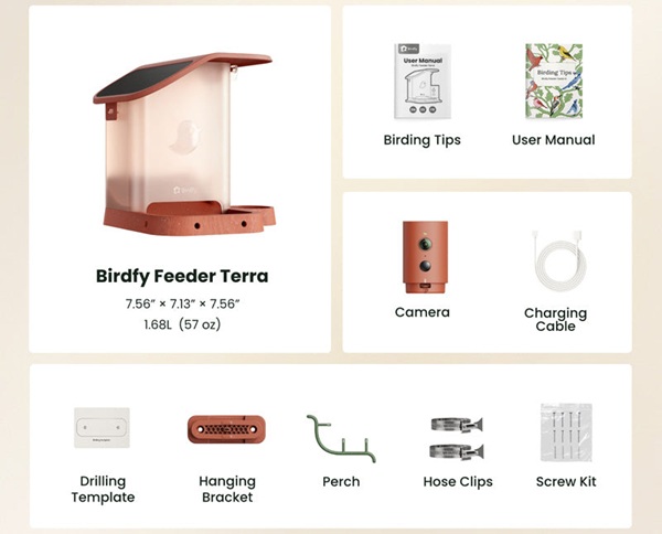 Mangeoire Terra Birdfy