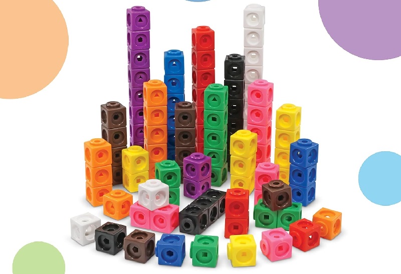 MathLink Cubes Set of 100 Learning Resources