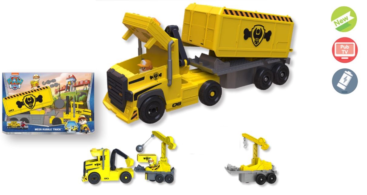 Mega truck Rubble Big Truck Pups Paw Patrol