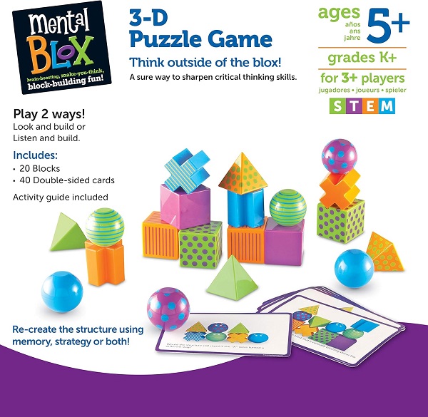 Mental Blox Critical Thinking Game Learning Resources