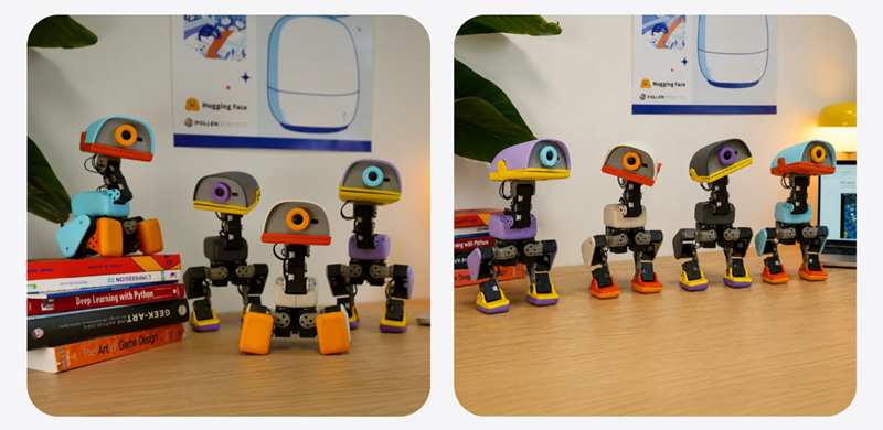 Microduck biped robot Pollen Robotics