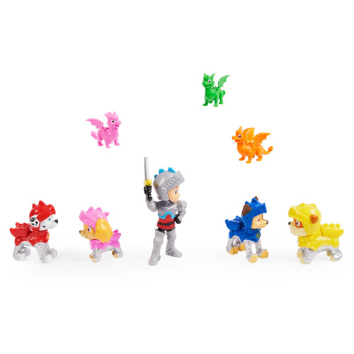 Multipack 8 Rescue Knights Paw Patrol figures