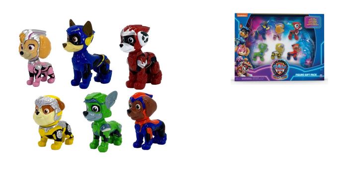 Paw Patrol The Mighty Movie: pack of 6 figures