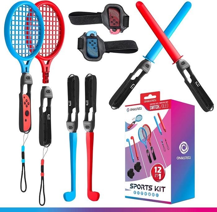 Oniverse 12 in 1 Nintendo Switch Sports Accessory Kit