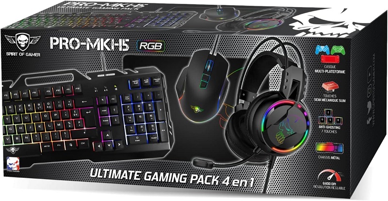 Pack Gaming SPIRIT OF GAMER CLS-PMKH5