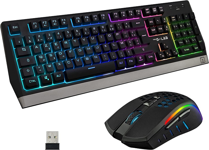 Pack gaming clavier et souris Tungsten the G-Lab