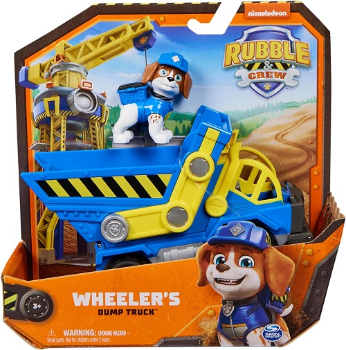 PAW Patrol : La Super Patrouille le film, Camion de chantier avec figurine  articulée Ruben Super Patrouille, sons et lumières