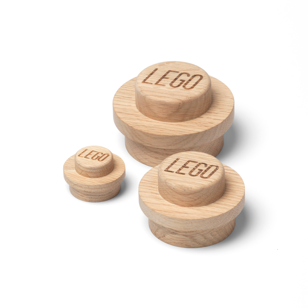 LEGO oak FSC coat hooks