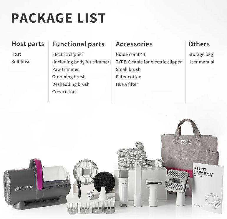 Airclipper Petkit content