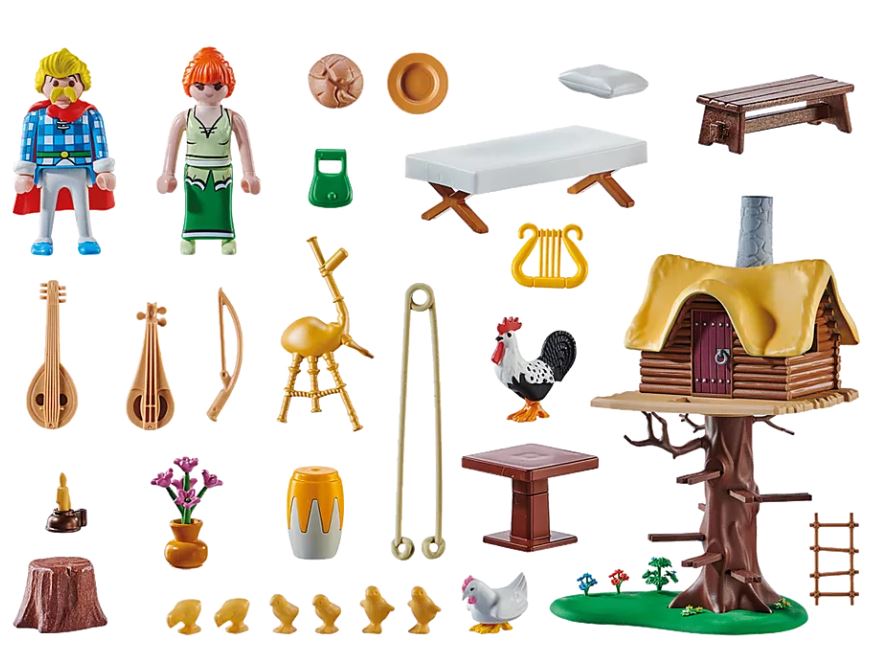 Playmobil Astrix La hutte d'Assurancetourix 71016