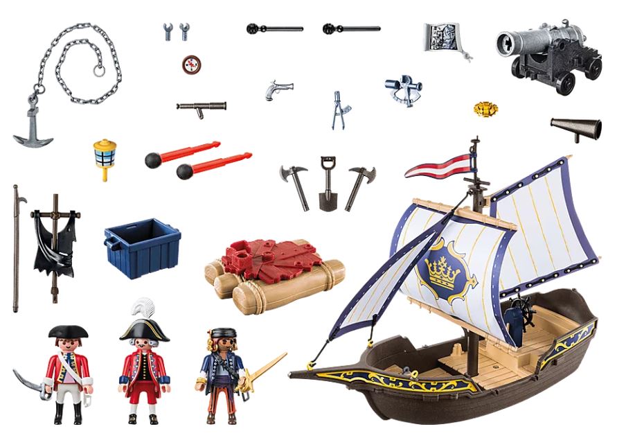 Playmobil Pirates Chaloupe des soldats 70412