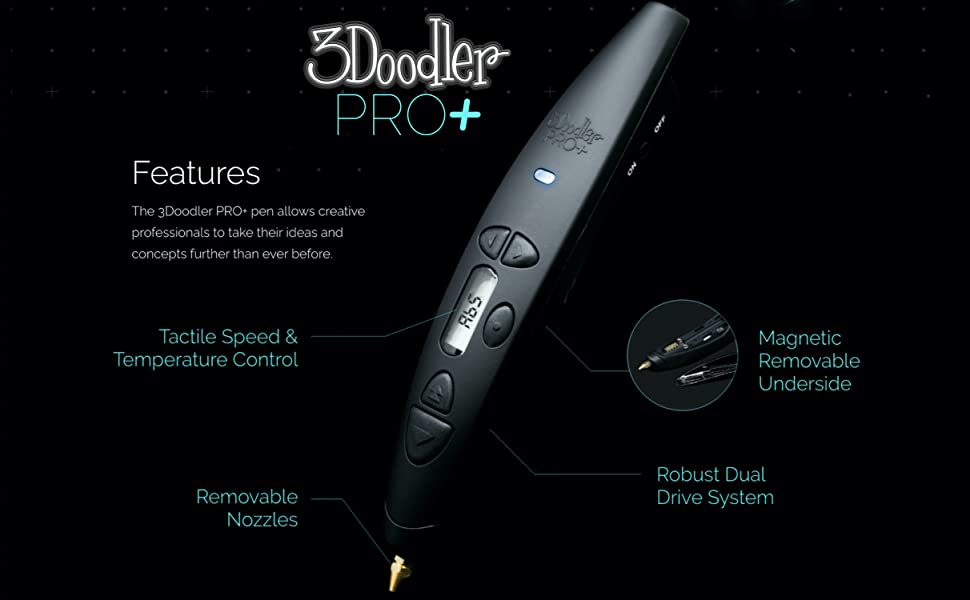 3Doodler Pro+ 3D Printing Pen Set