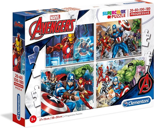 Puzzle Clementoni Avengers Marvel 4 in 1