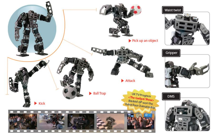 Comptition robotique avec Bioloid GP ROBOTIS