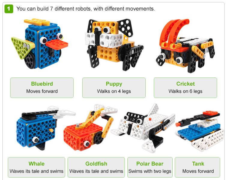 ROBOTIS Play 600 PETs : Robots to build