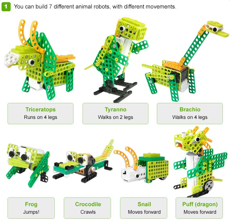 ROBOTIS Play 300 Dinosaur Robots