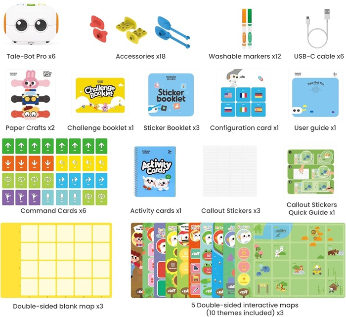 Robot Tale-Bot Classroom MatataStudio