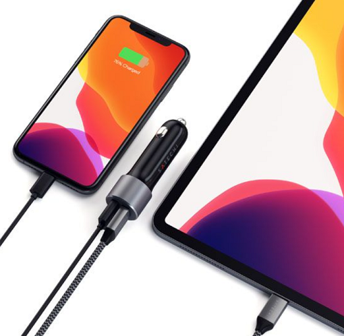 72W USB-C PD Satechi cigarette lighter socket