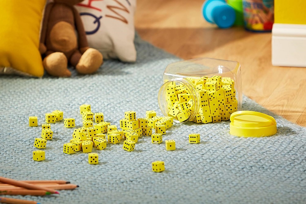 Soft Foam Dot Dice Learning Resources