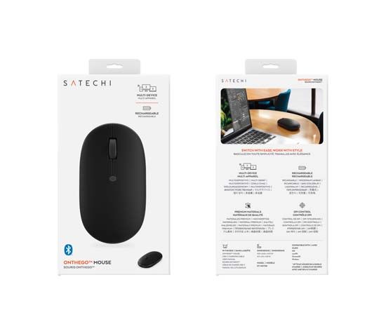 Satechi Souris Bluetooth ONTHEGO Noir