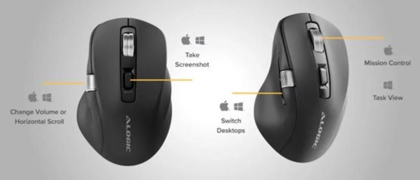 Souris programmable 7 touches Bluetooth Apex Alogic