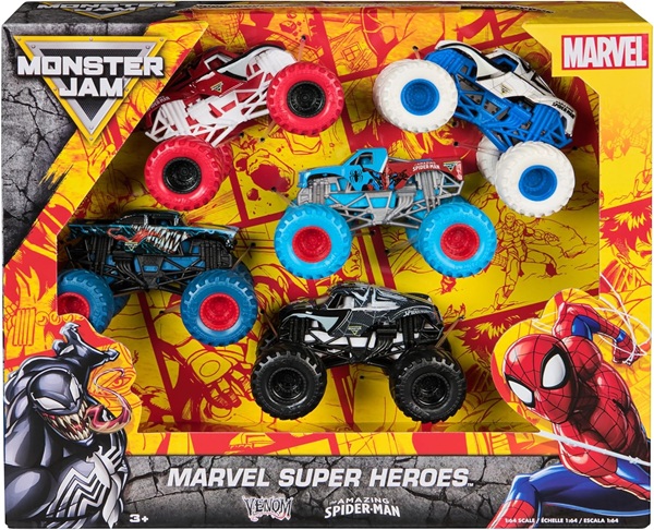Pack de 5 Vehicules Spider-Man Die-Cast