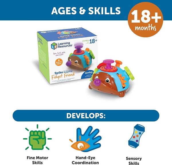 Spike the Fine Motor Hedgehog Fidget Friend