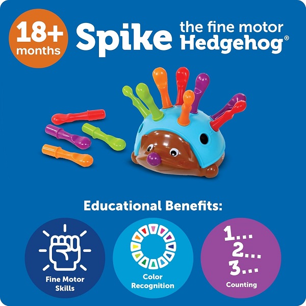 Spike the Fine Motor Hedgehog Learning Resources