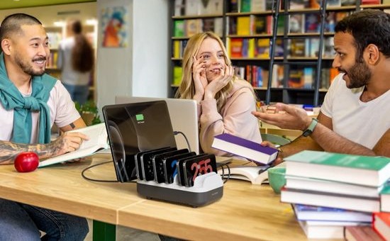 A-LOGIC Powerfin 10-Port USB-C 100W Desktop Charging Station
