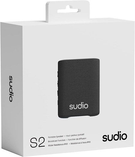 Sudio S2 portable Bluetooth speaker