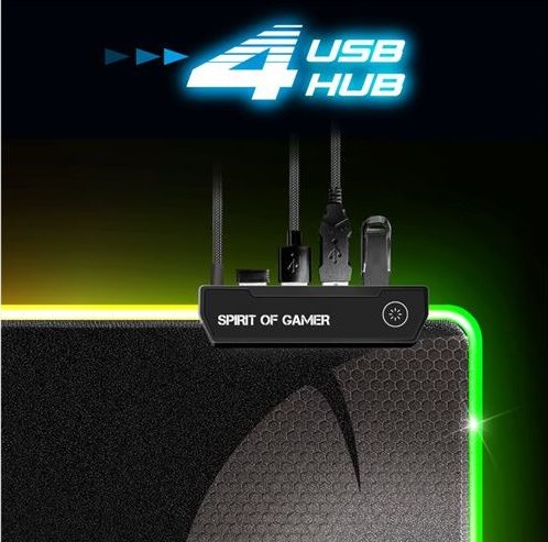 Tapis Gaming DARKSULL XXXL Spirit of Gamer