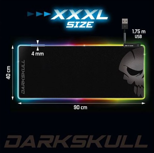 Tapis Gaming DARKSULL XXXL Spirit of Gamer