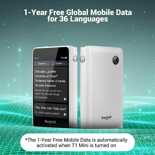 Timekettle T1 mini instant voice translator