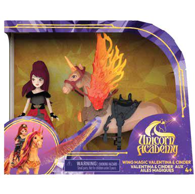 Unicorn Academy Valentina and Cinder Magic Wings