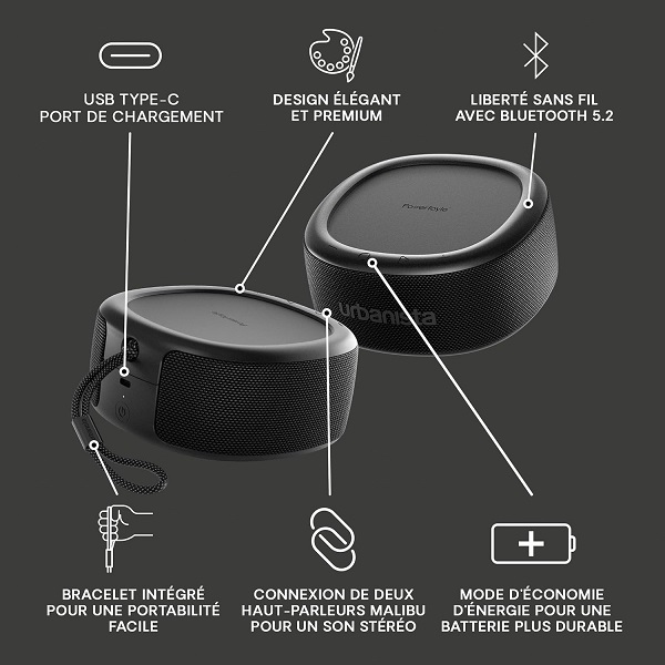Urbanista Malibu Enceinte recharge solaire 1