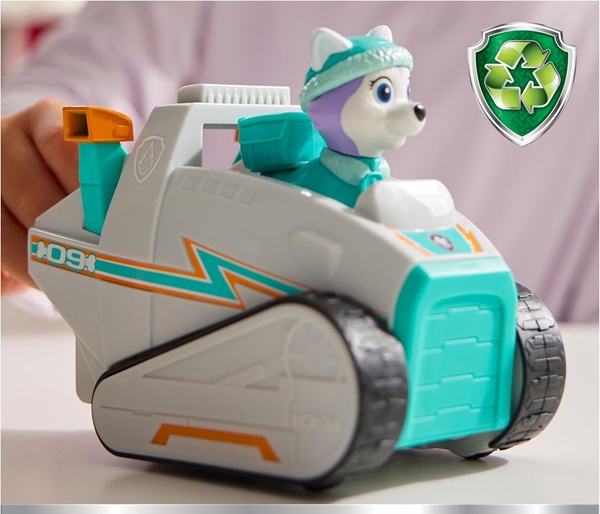 Pat Patrouille vehicule Everest deneigeuse avec figurine