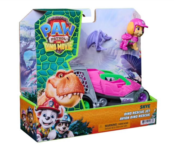 Vehicule et Figurine Stella Pat Patrouille Mission Dino