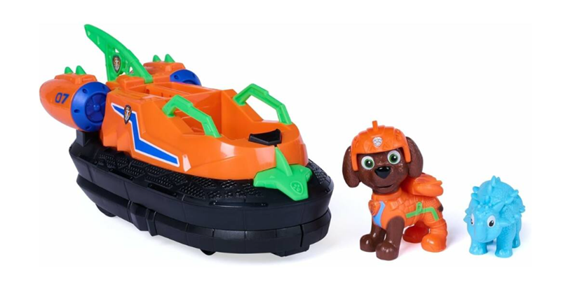 Vehicule et Figurine Zuma Pat Patrouille Mission Dino