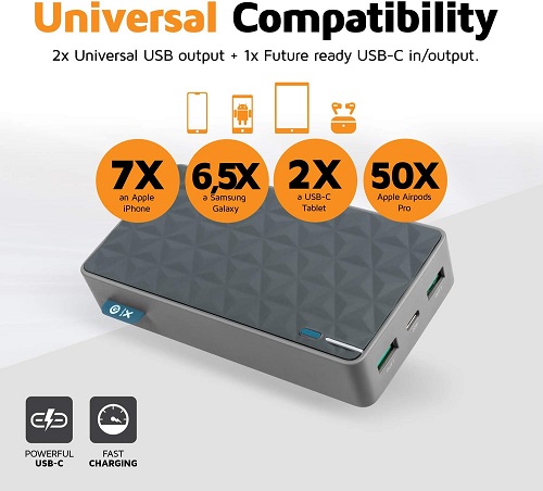 Batterie portable Rugged 10000 MAH Xtorm