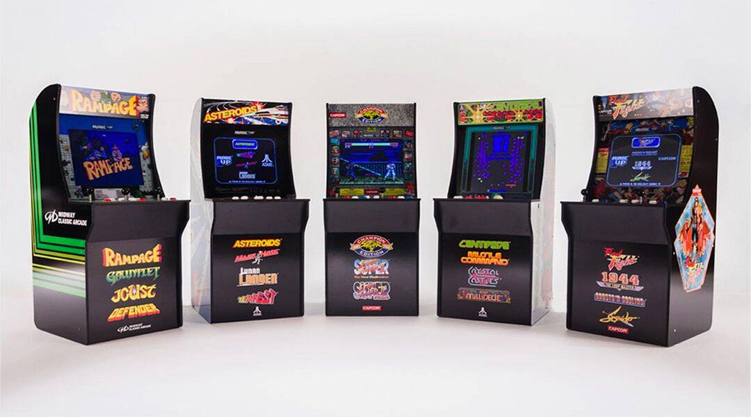 Armoire d'arcade verticale personnalisée 'Pac-Man' à 2 joueurs