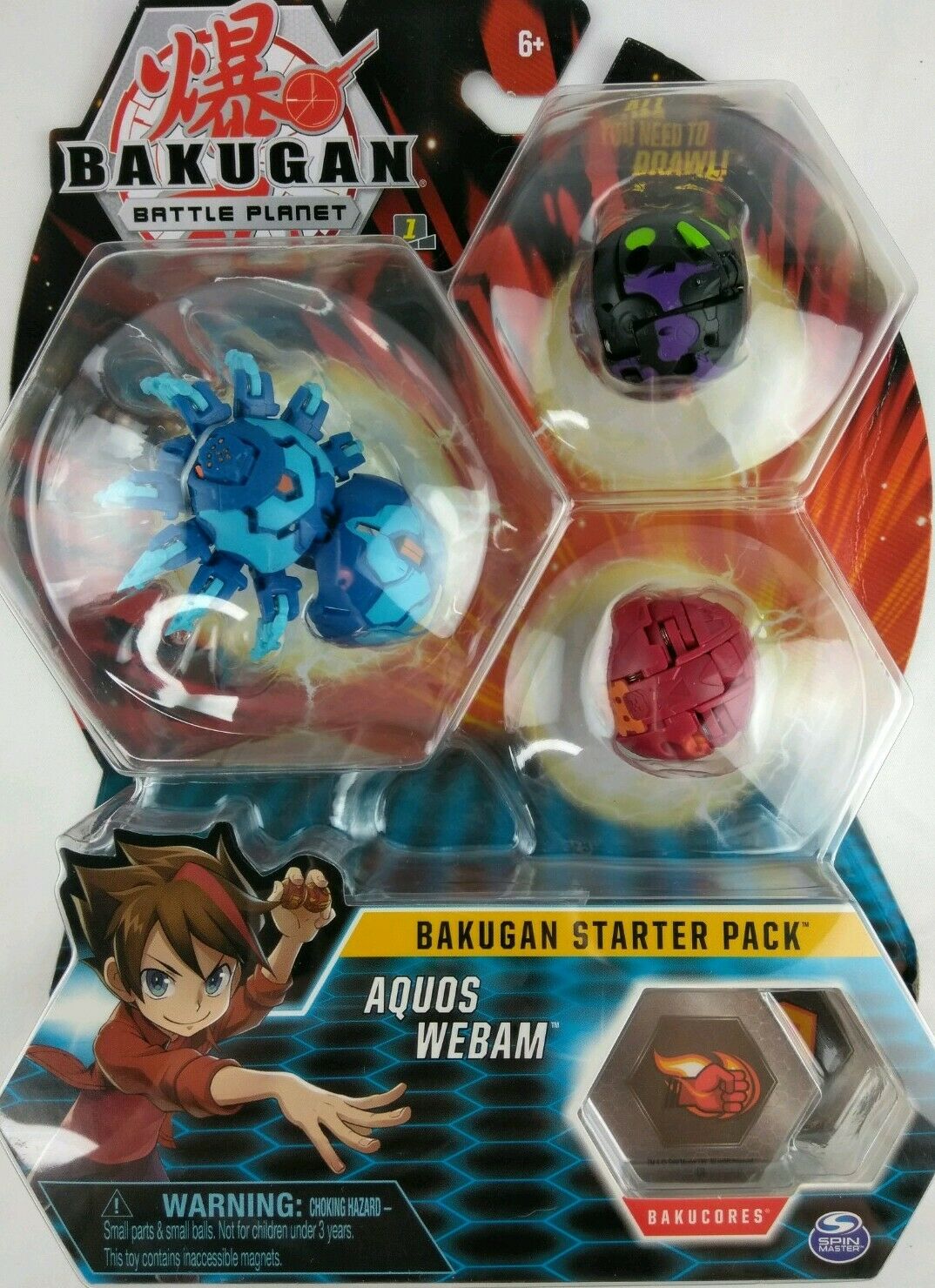 Bakugan Starter Pack Aquos Webam