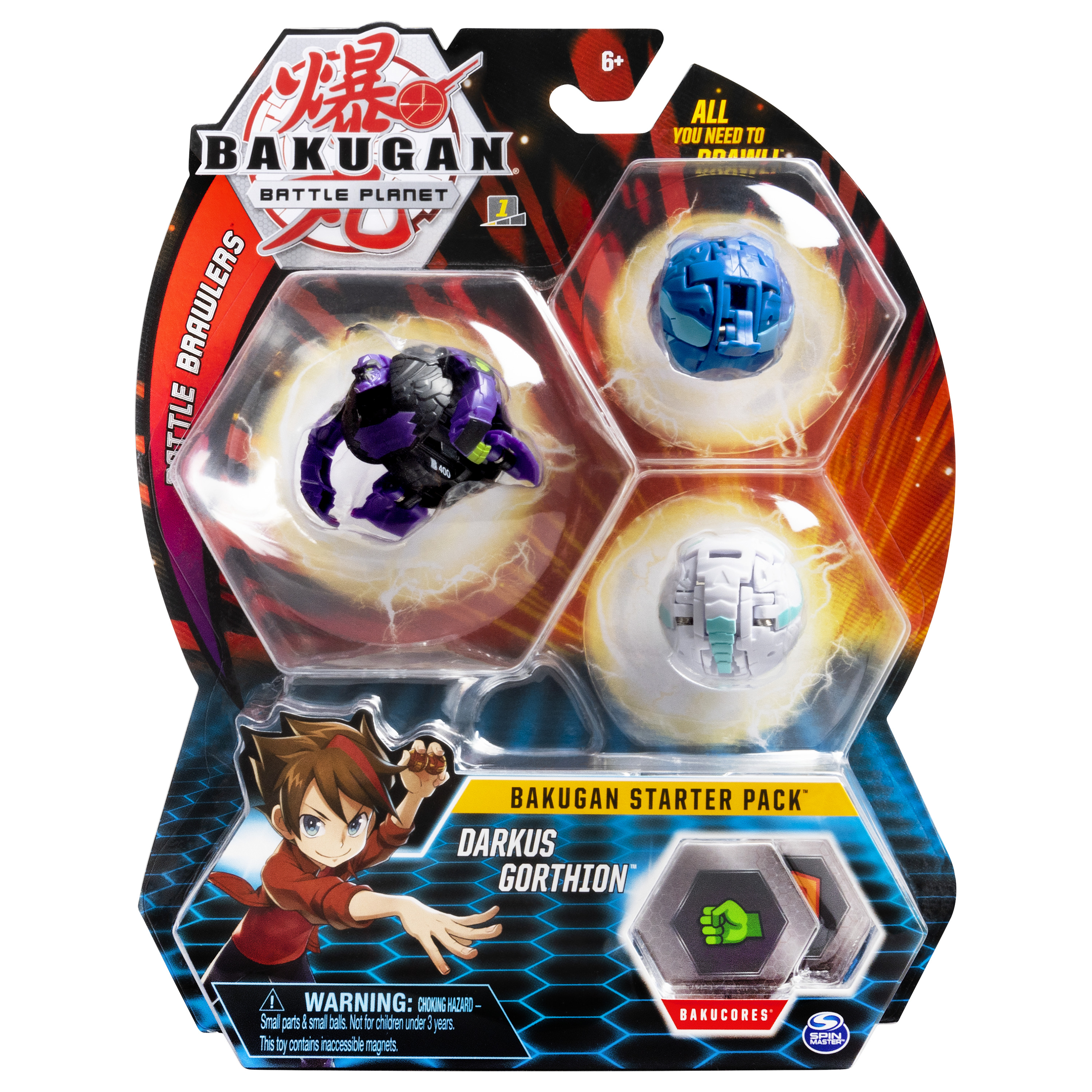 bakugan starter pack darkus gorthion