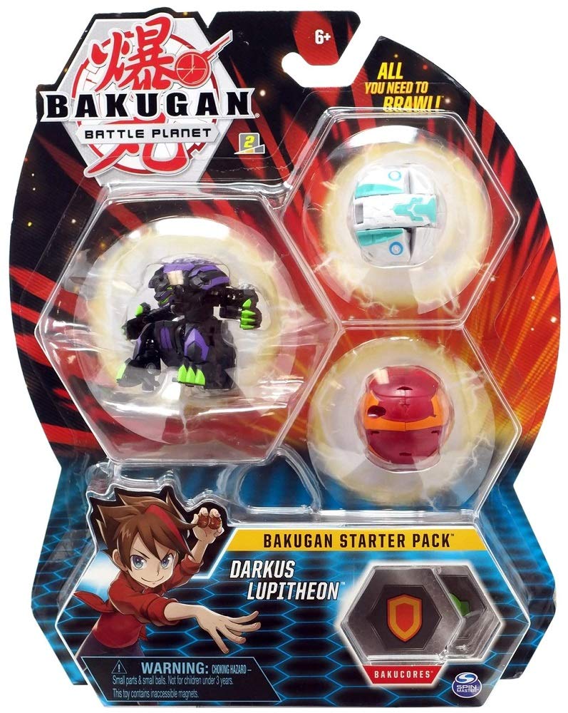 Bakugan starter pack Darkus Lupitheon