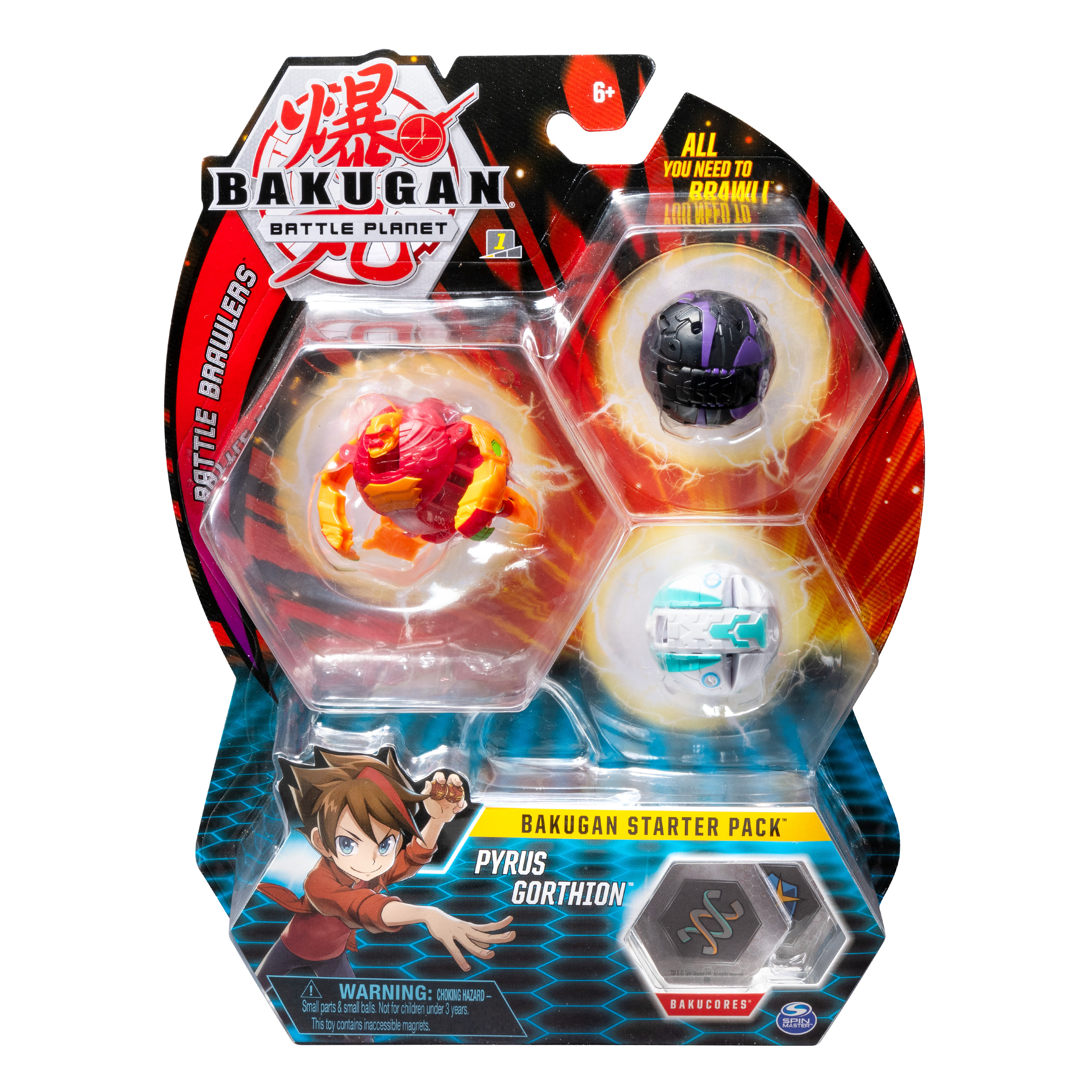 Bakugan starter pack Pyrus gorthion