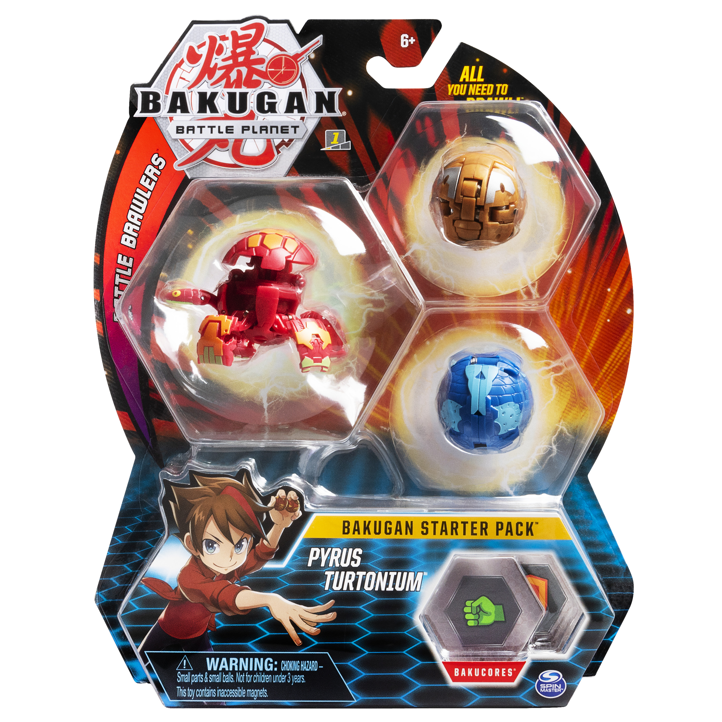 bakugan starter pack pyrus turtonium