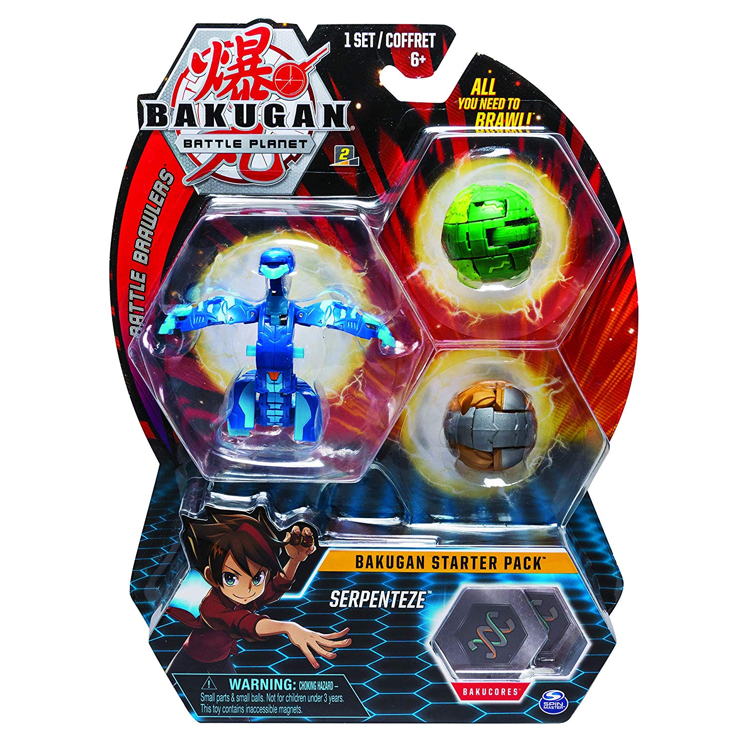 bakugan starter pack serpenteze