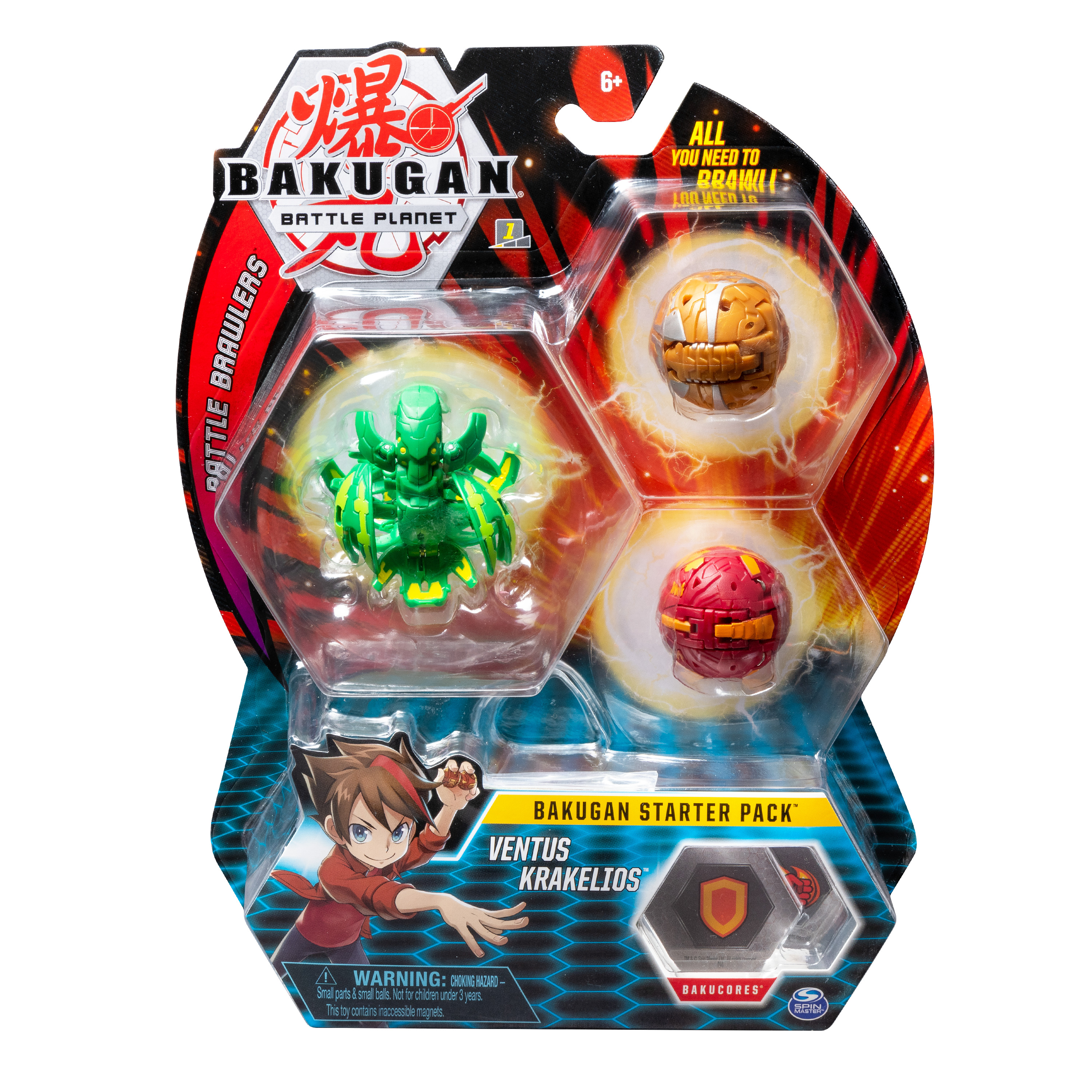 bakugan starter pack ventus krakelios